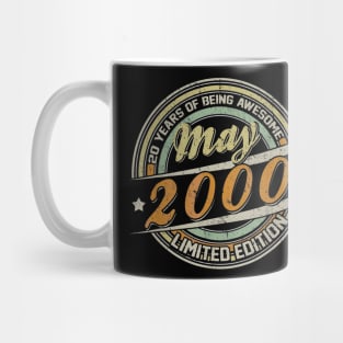 Born In MAY 2000 Limited Edition 20th Birthday Gifts Mug